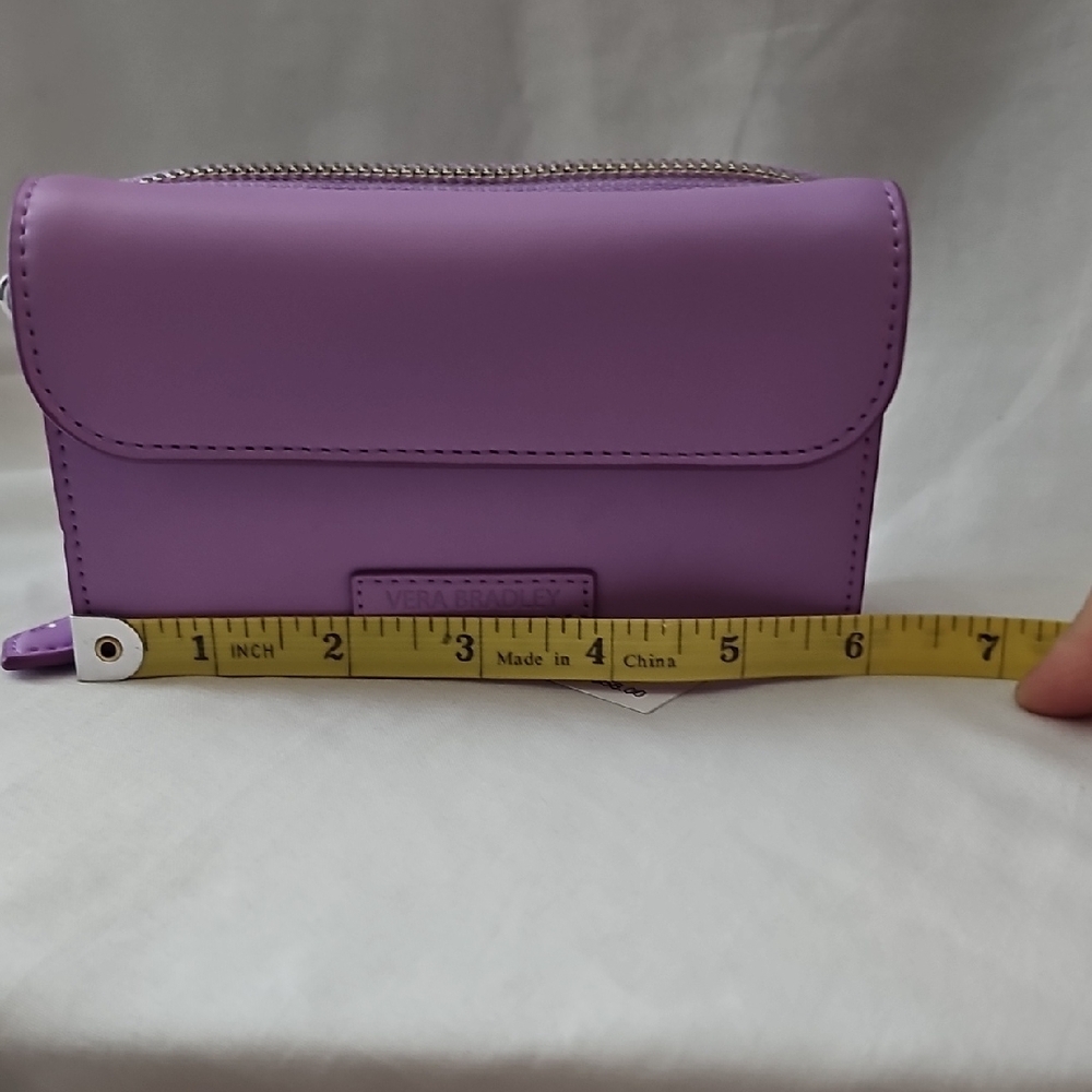 Vera Bradley Lilac Smartphone Wristlet with Flap Closure - Picture 7 of 10